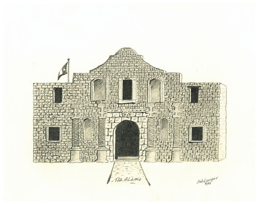 900x712 the alamo drawing - Alamo Drawing