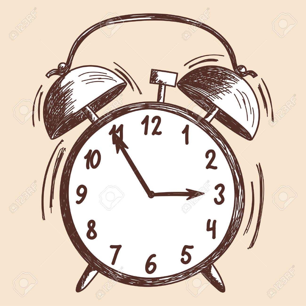 1300x1300 alarm clock clip art - Alarm Clock Drawing