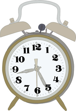 252x368 alarm clock drawing free vector download - Alarm Clock Drawing