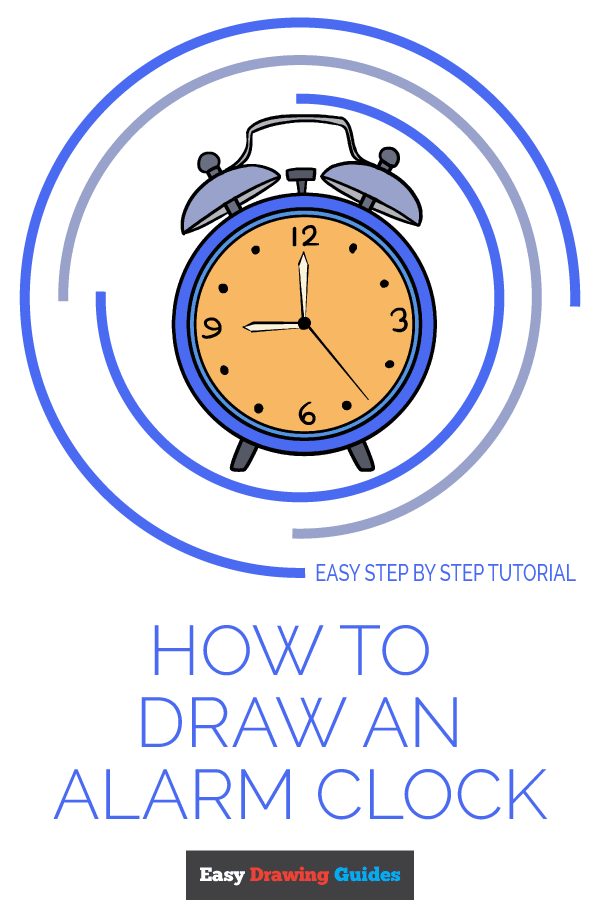 600x900 how to draw an alarm clcok - Alarm Drawing