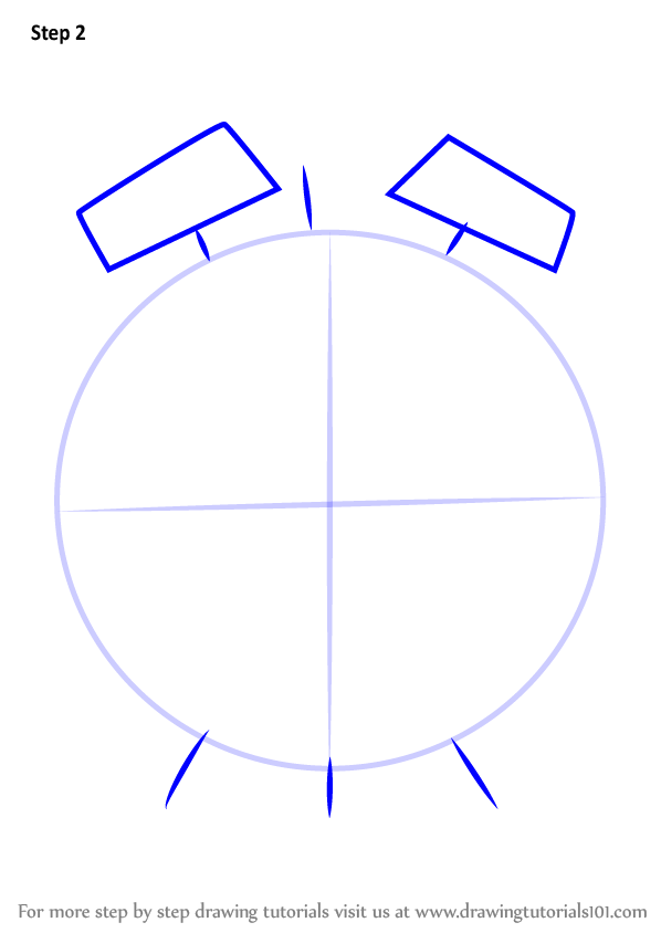 598x844 learn how to draw an alarm clock - Alarm Drawing