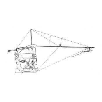 350x350 Gossamer Albatross Line Drawing - Albatross Drawing