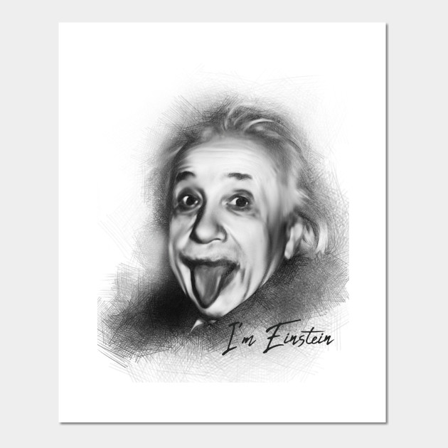 630x630 Sketch Albert Einstein - Albert Einstein Drawing