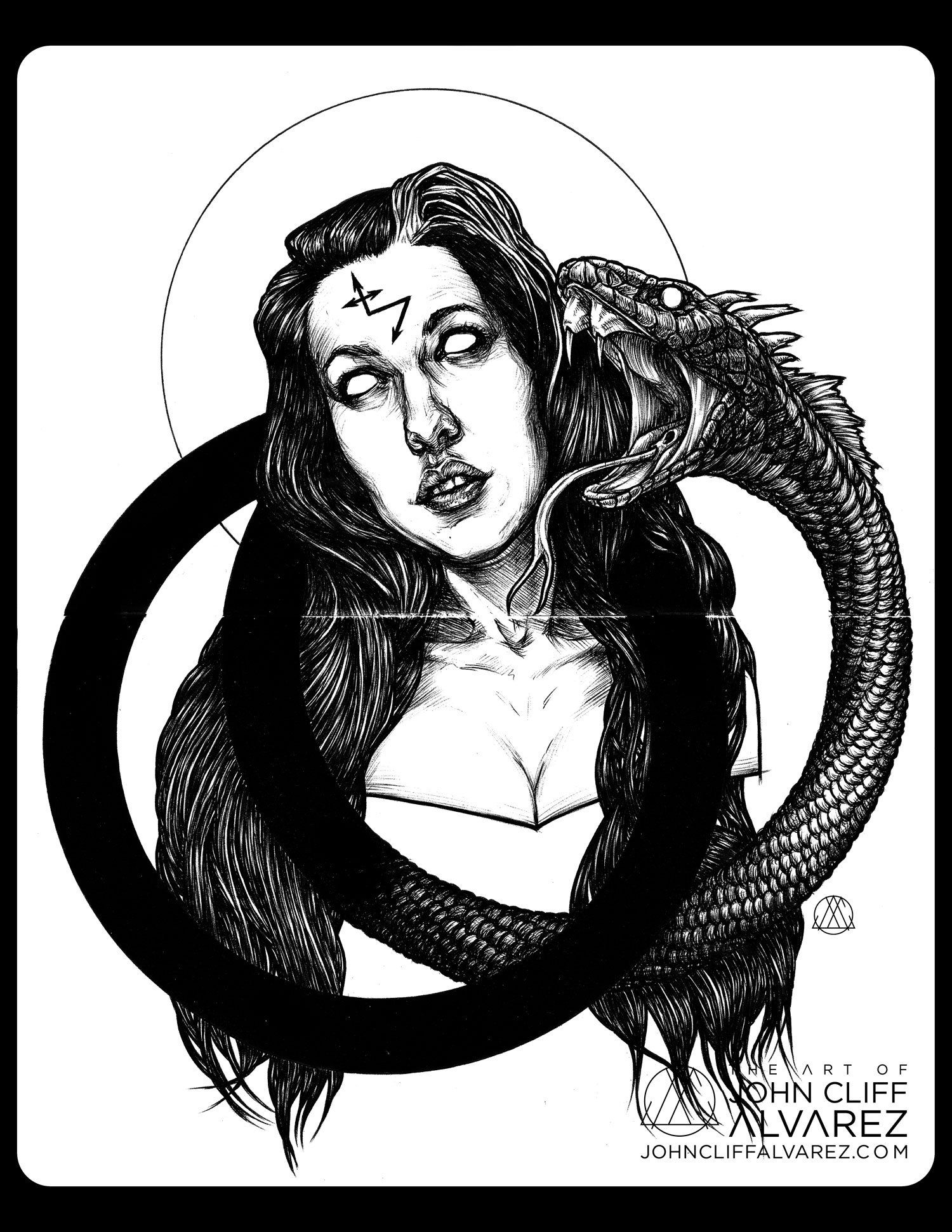 1500x1941 Nigredo - Alchemy Drawing