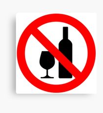 210x230 no alcohol drawing canvas prints redbubble - Alcohol Drawing