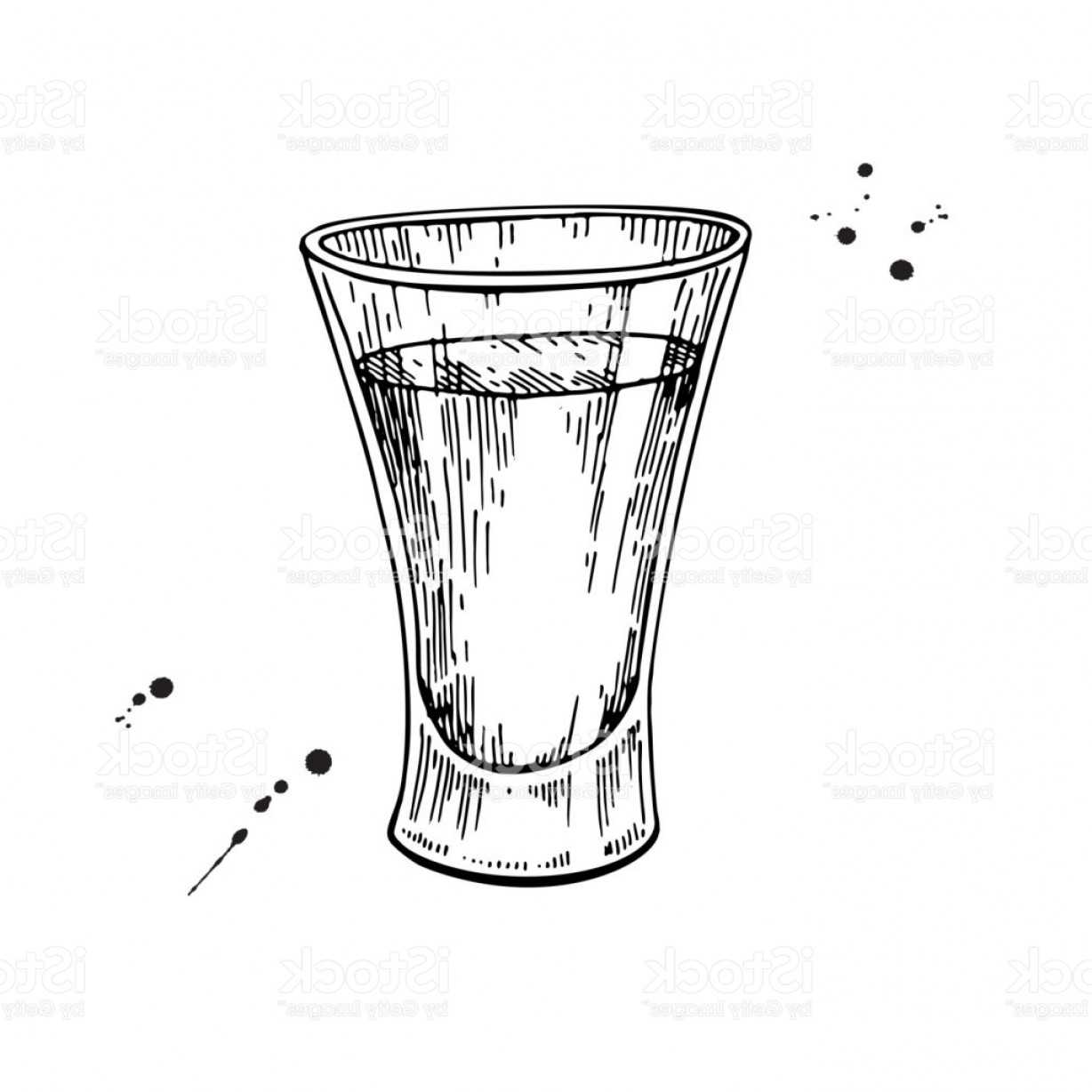 1228x1228 shot glass drawing tequila vodka cocktail alcohol drink vector gm - Alcohol Drawing