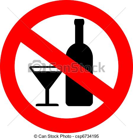 450x470 vector no alcohol sign - Alcohol Drawing