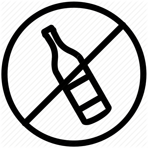 512x512 alcohol, drinking, forbidden, no icon - Alcohol Drawing