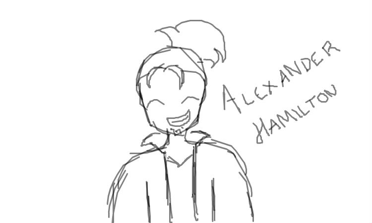 750x450 How To Draw Alexander Hamilton Step - Alexander Hamilton Drawing