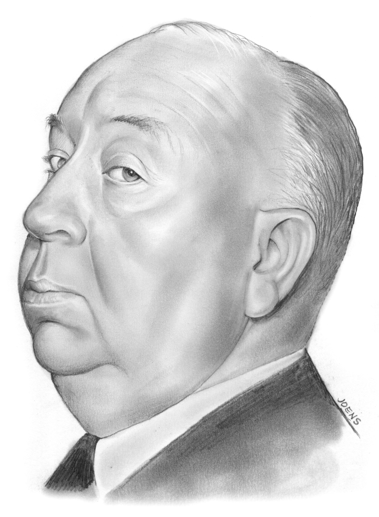 781x1065 Alfred Hitchcock - Alfred Hitchcock Drawing