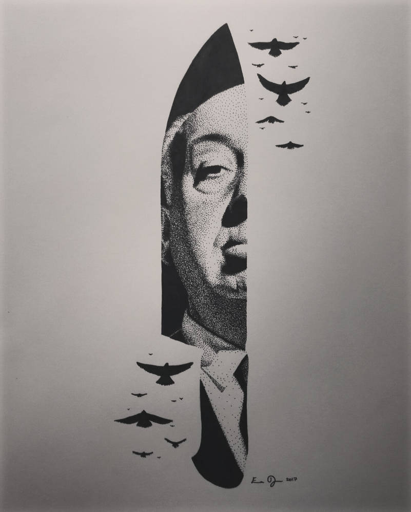 801x997 Alfred Hitchcock Drawing - Alfred Hitchcock Drawing