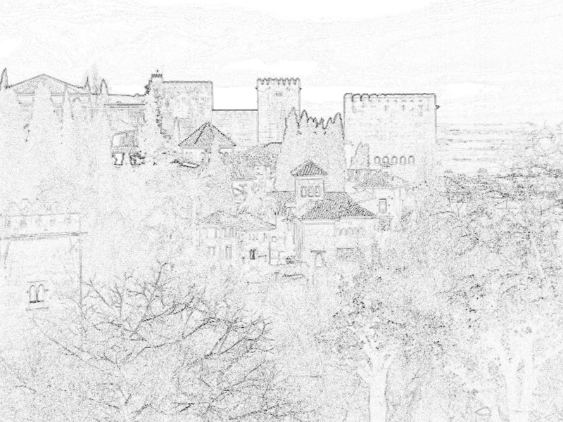 800x600 artwork - Alhambra Drawing