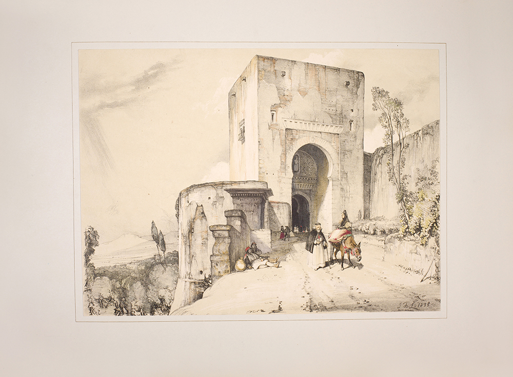 1000x734 sketches and drawings of the alhambra, made during a residence - Alhambra Drawing