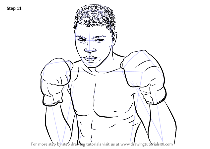 844x598 learn how to draw muhammad ali - Ali Drawing