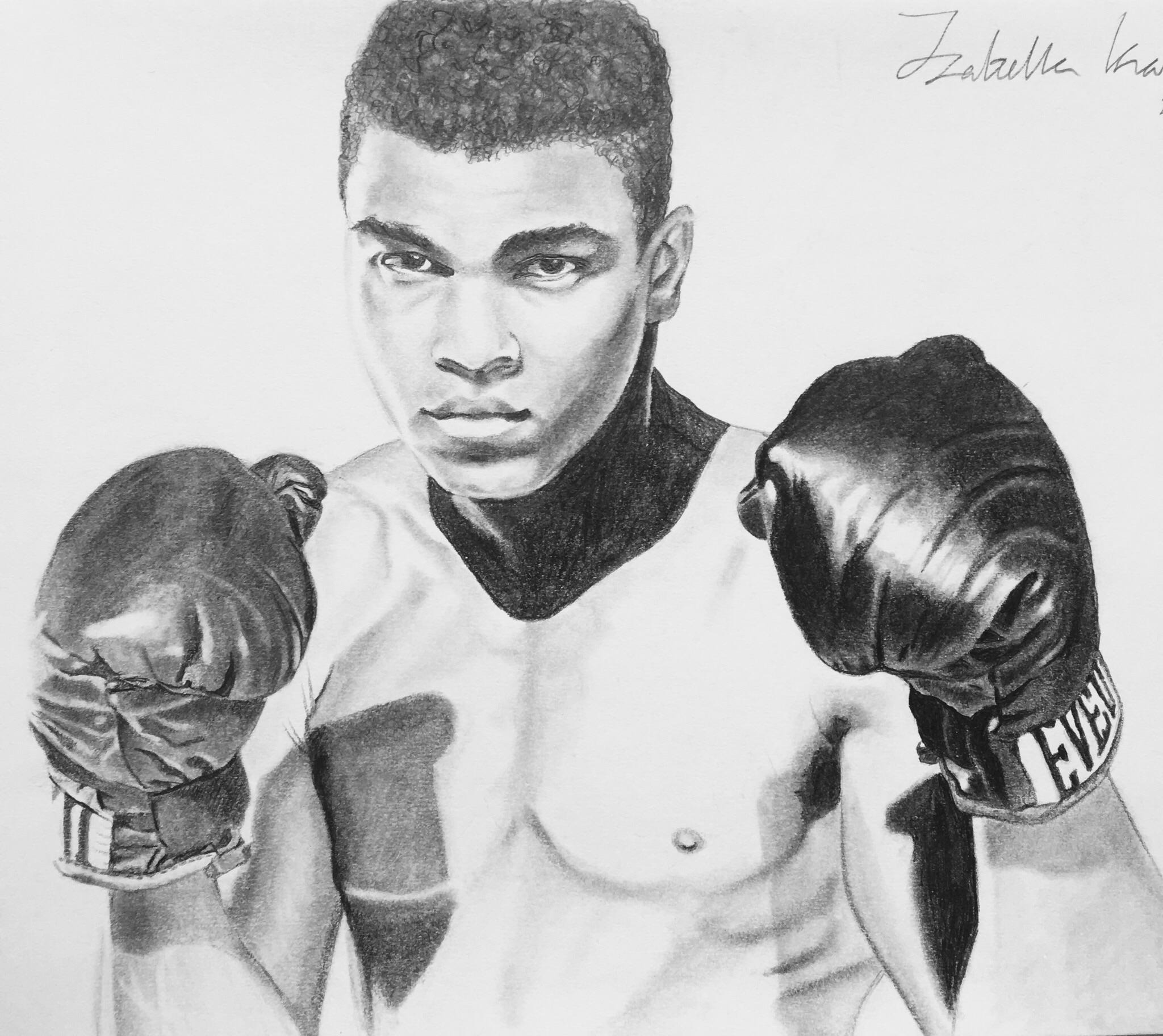 2048x1824 muhammad ali, took approximately hours drawing - Ali Drawing