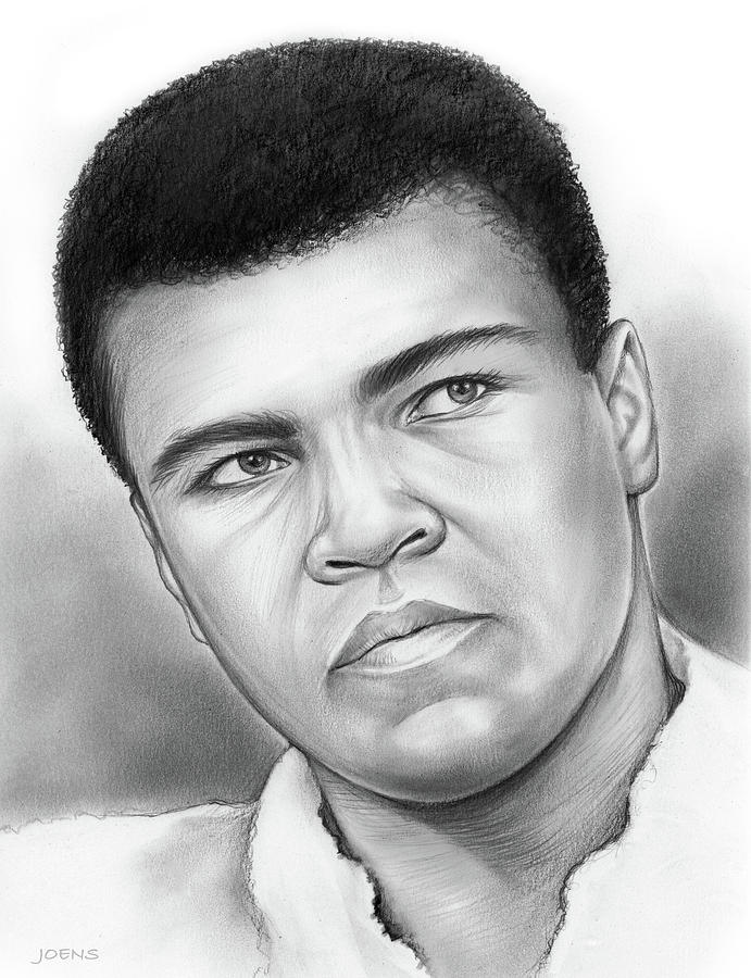 691x900 muhammad ali drawing - Ali Drawing