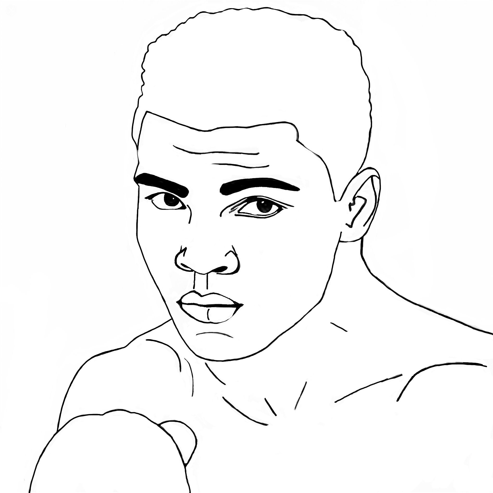 2048x2048 muhammad ali tattoo painting drawing mary in drawings - Ali Drawing