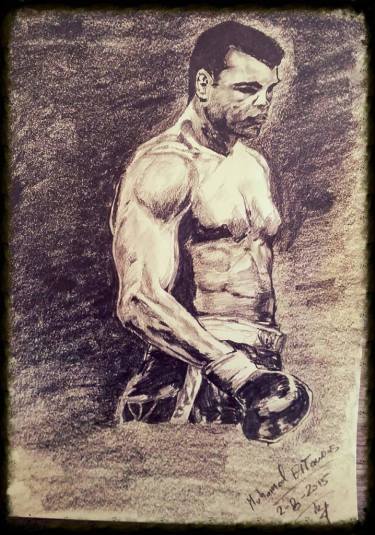 375x535 muhammad ali the champion drawing - Ali Drawing