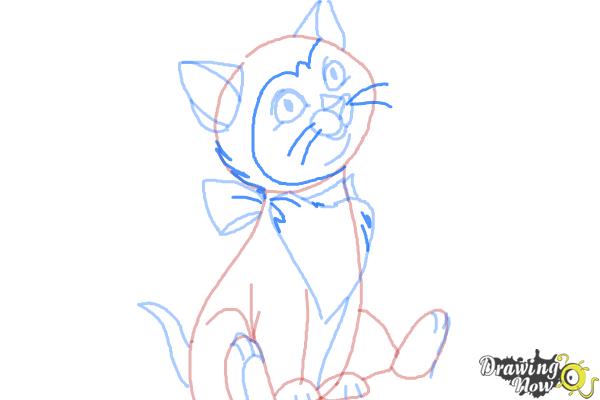 600x400 how to draw dinah from alice in wonderland - Alice And Wonderland Drawings