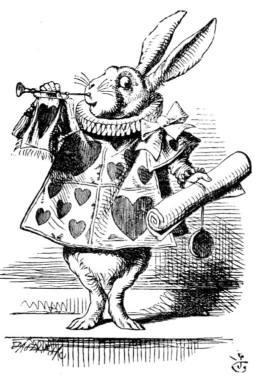 520x760 Sir John Tenniel's Classic Illustrations Of Alice's Adventures - Alice And Wonderland Drawings