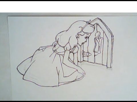 480x360 How To Draw Alice In Wonderland - Alice Drawing