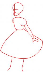 182x302 How To Draw How To Draw Alice From Alice In Wonderland - Alice Drawing