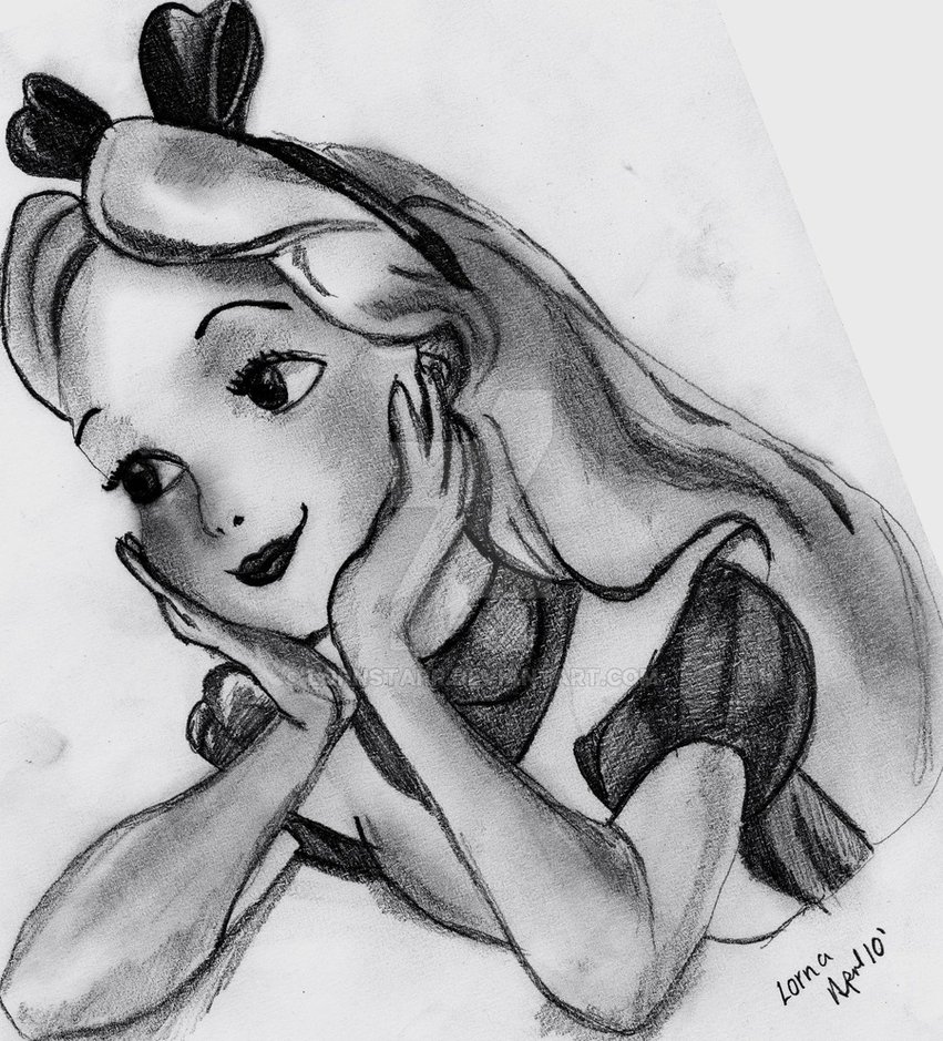 851x939 My Alice Drawing - Alice Drawing