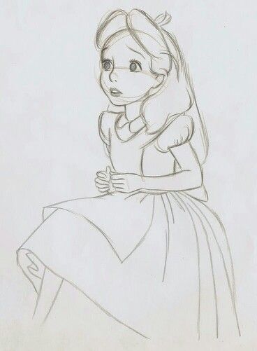 368x501 Alice In Wonderland Drawing Drawing And Tattoo Ideas - Alice Drawing