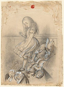 220x302 John Tenniel - Alice In The Wonderland Drawings