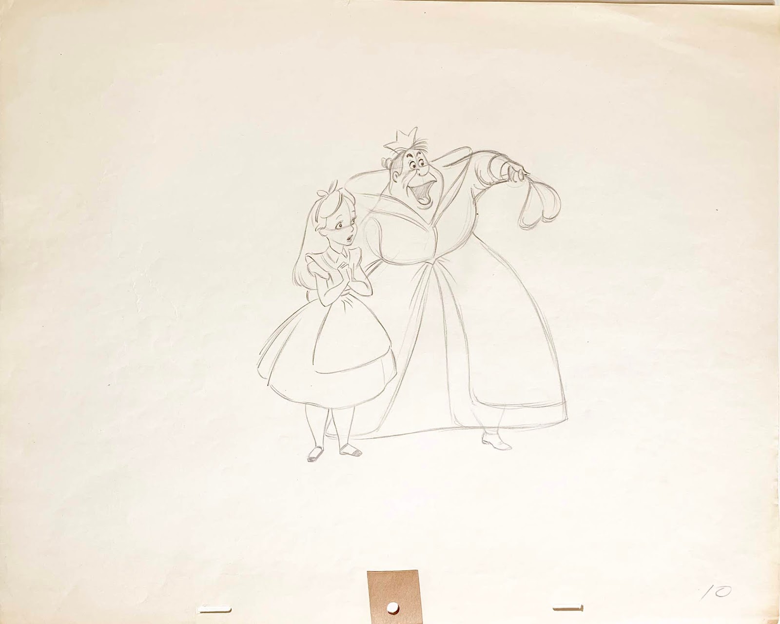 1600x1280 Animation Collection Original Production Animation Drawing - Alice In Wonderland Drawing