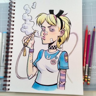 400x400 Lewis Carrol Drawings Tumblr - Alice In Wonderland Drawing