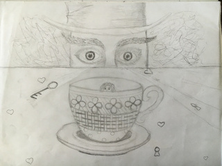 320x240 a start to my alice in wonderland drawing planning to add more - Alice In Wonderland Drawing