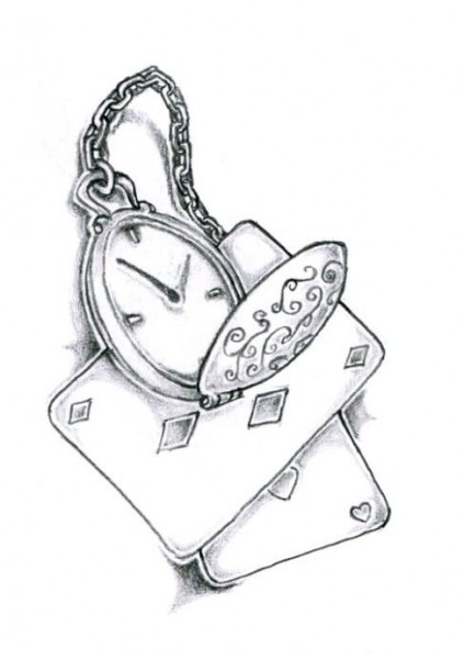 423x600 Alice In Wonderland Drawings - Alice In Wonderland Drawing