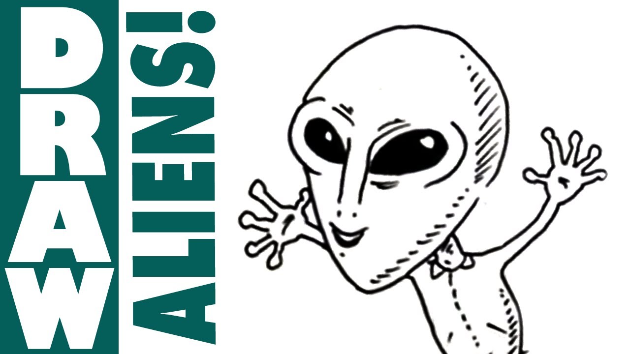 1280x720 how to draw cartoon aliens - Alien Cartoon Drawing