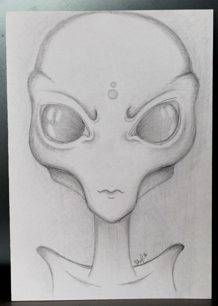 731x1023 Art - Alien Drawing
