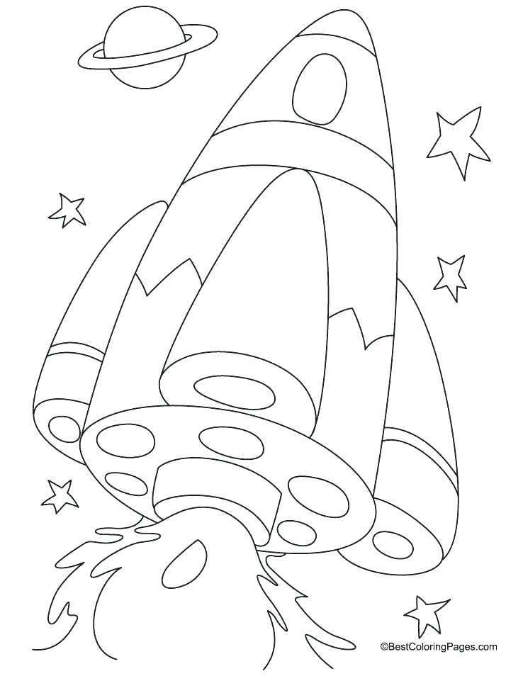 738x954 Alien Spaceship Coloring Pages - Alien Ship Drawing