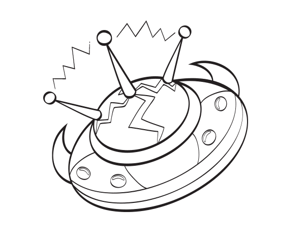 600x470 Drawing Alien Spaceship Huge Freebie! Download For Powerpoint - Alien Spaceship Drawing