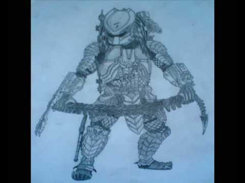 480x360 Alien Vs Predator Drawings - Alien Vs Predator Drawing