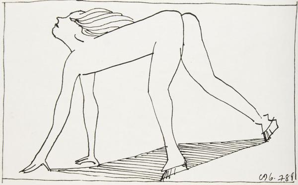 600x374 Charles Blackman 'all Fours - All Drawing