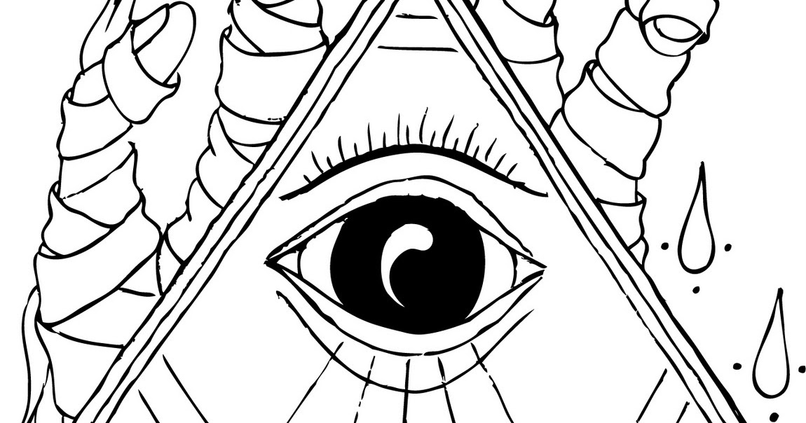1150x604 All Seeing Eye Owl Drawing - All Seeing Eye Drawing