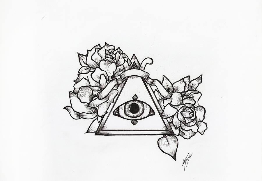 900x620 All Seeing Eye Drawing - All Seeing Eye Drawing