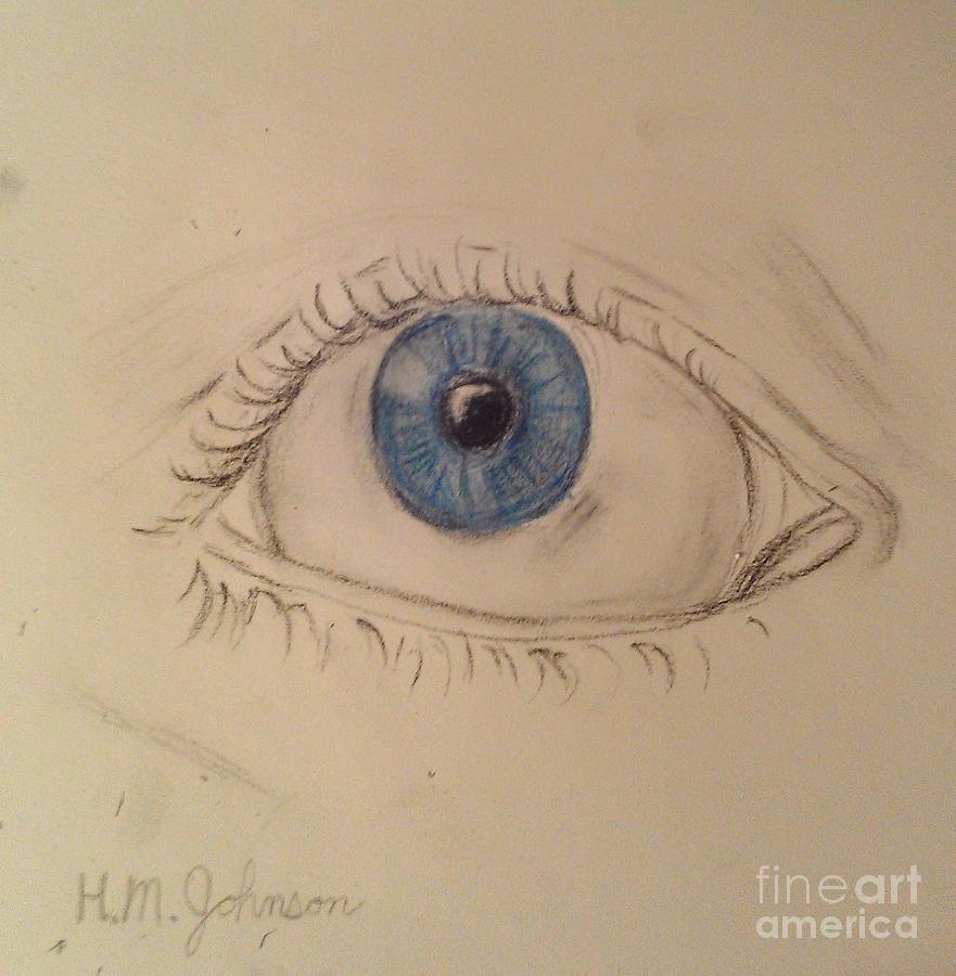 881x900 Seeing Eye Drawing - All Seeing Eye Drawing