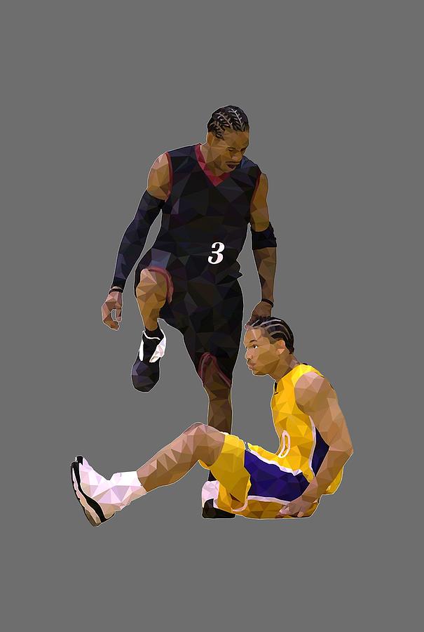 605x900 Allen Iverson Drawing - Allen Iverson Drawing