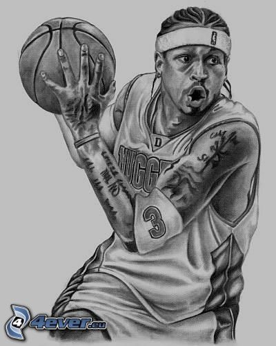 400x500 Allen Iverson - Allen Iverson Drawing