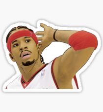 210x230 Allen Iverson Drawing Stickers Redbubble - Allen Iverson Drawing