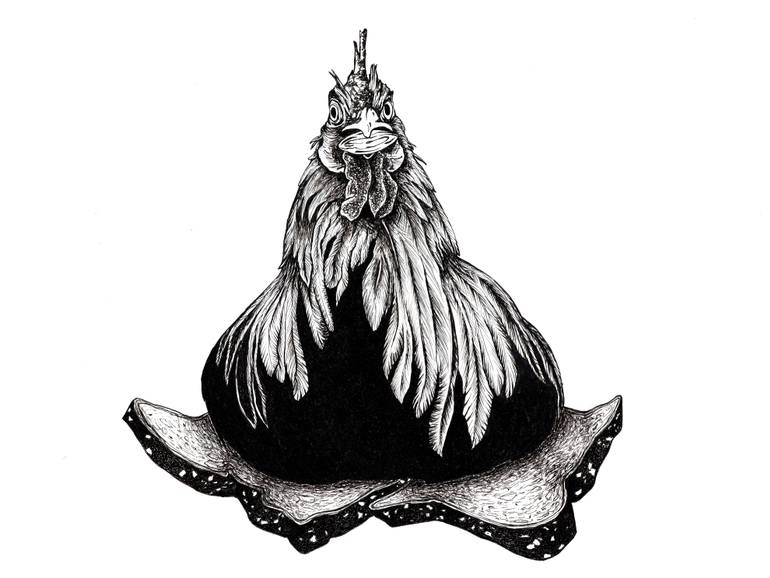 770x578 Breaded Almond Chicken Drawing - Almond Drawing