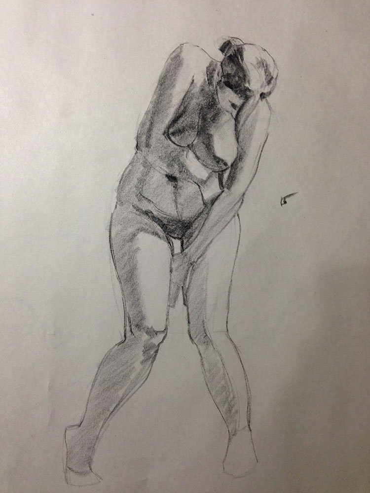 750x1000 life drawing alone chris beaven - Alone Drawing