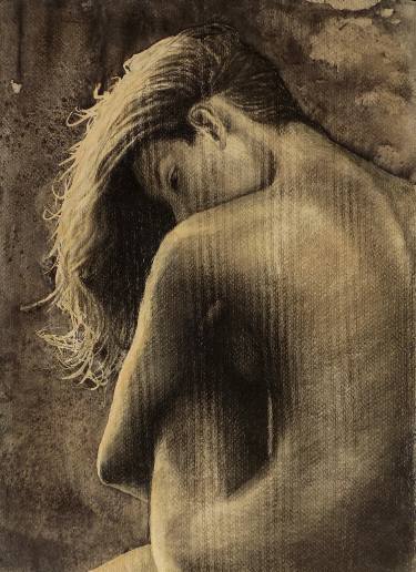 375x516 alone drawing - Alone Drawing