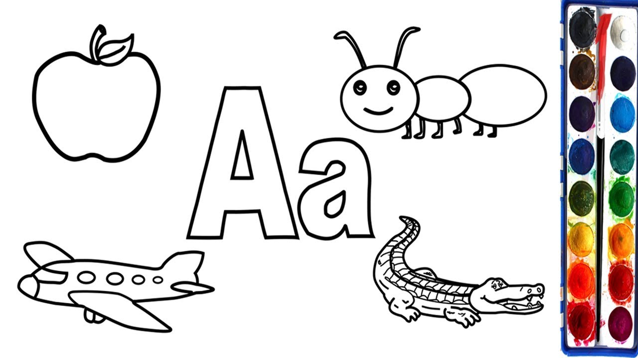 Alphabet Drawing For Kids