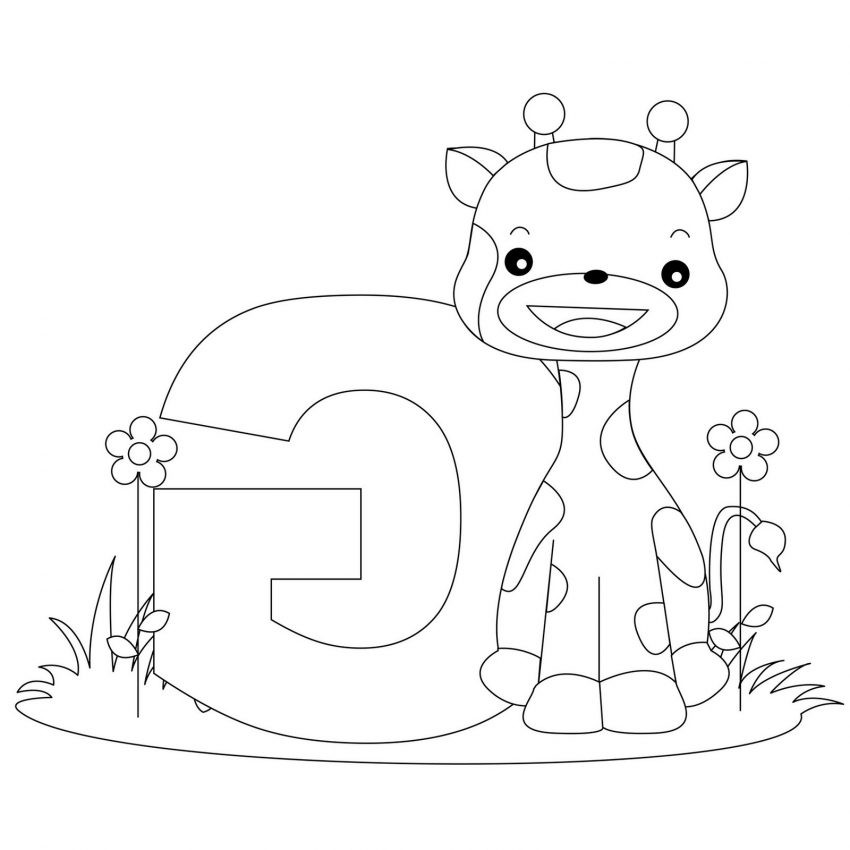 850x850 alphabet coloring book free download newnimal pages for kid story - Alphabet Drawing Book